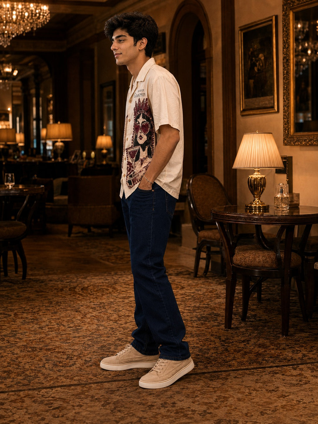 The Royal Muse Graphic Resort Shirt