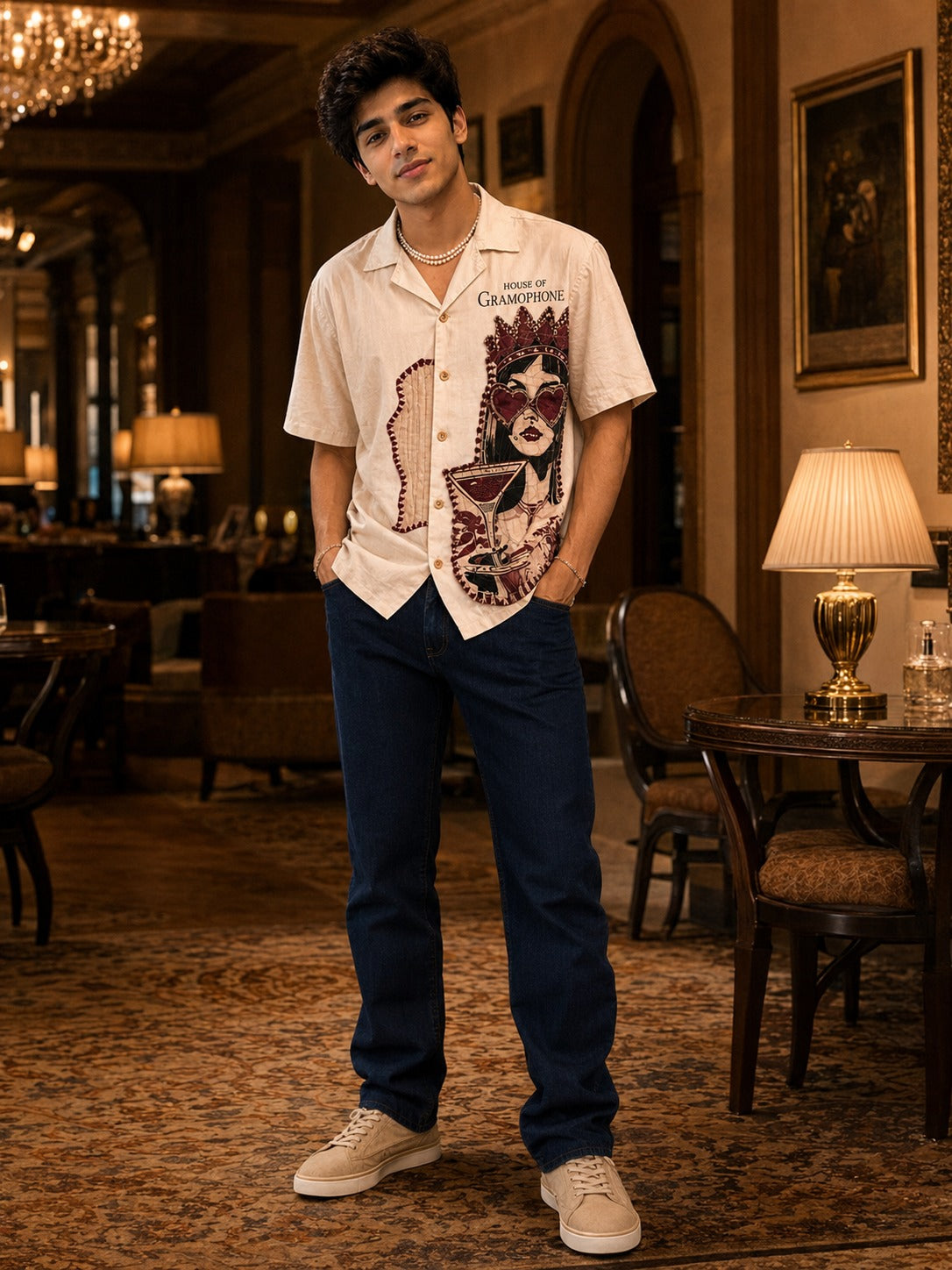 The Royal Muse Graphic Resort Shirt