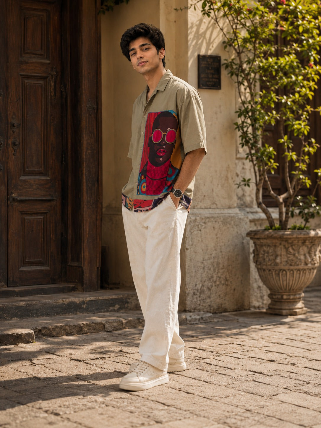 Urban Canvas Graphic Resort Shirt