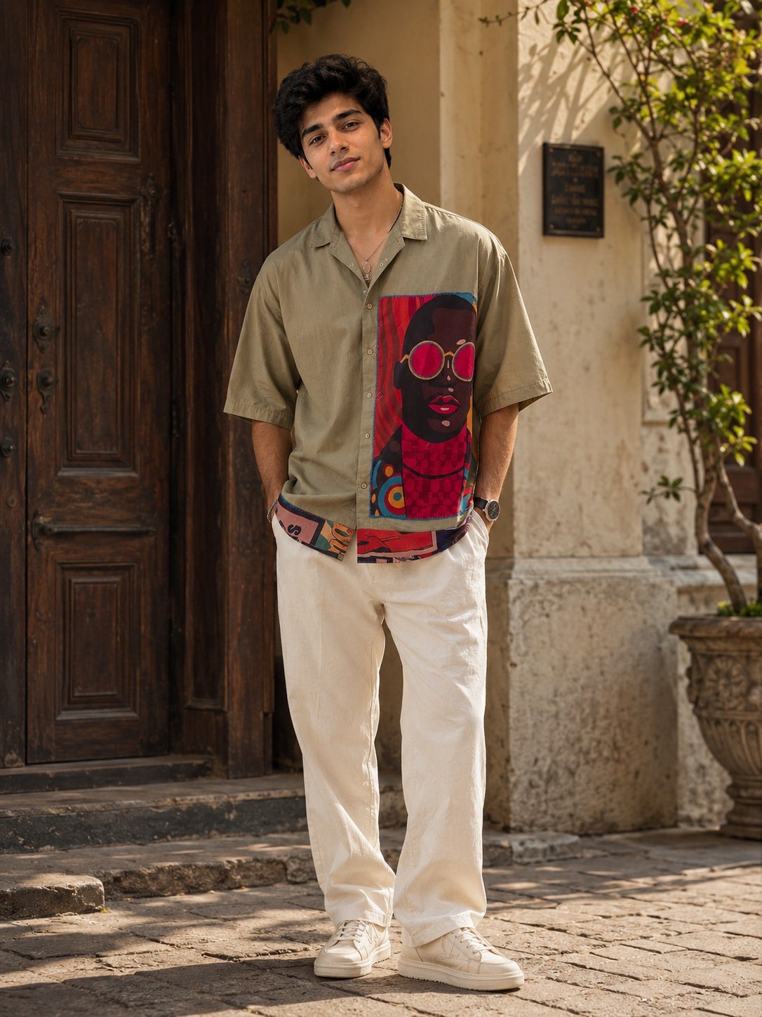 Urban Canvas Graphic Resort Shirt